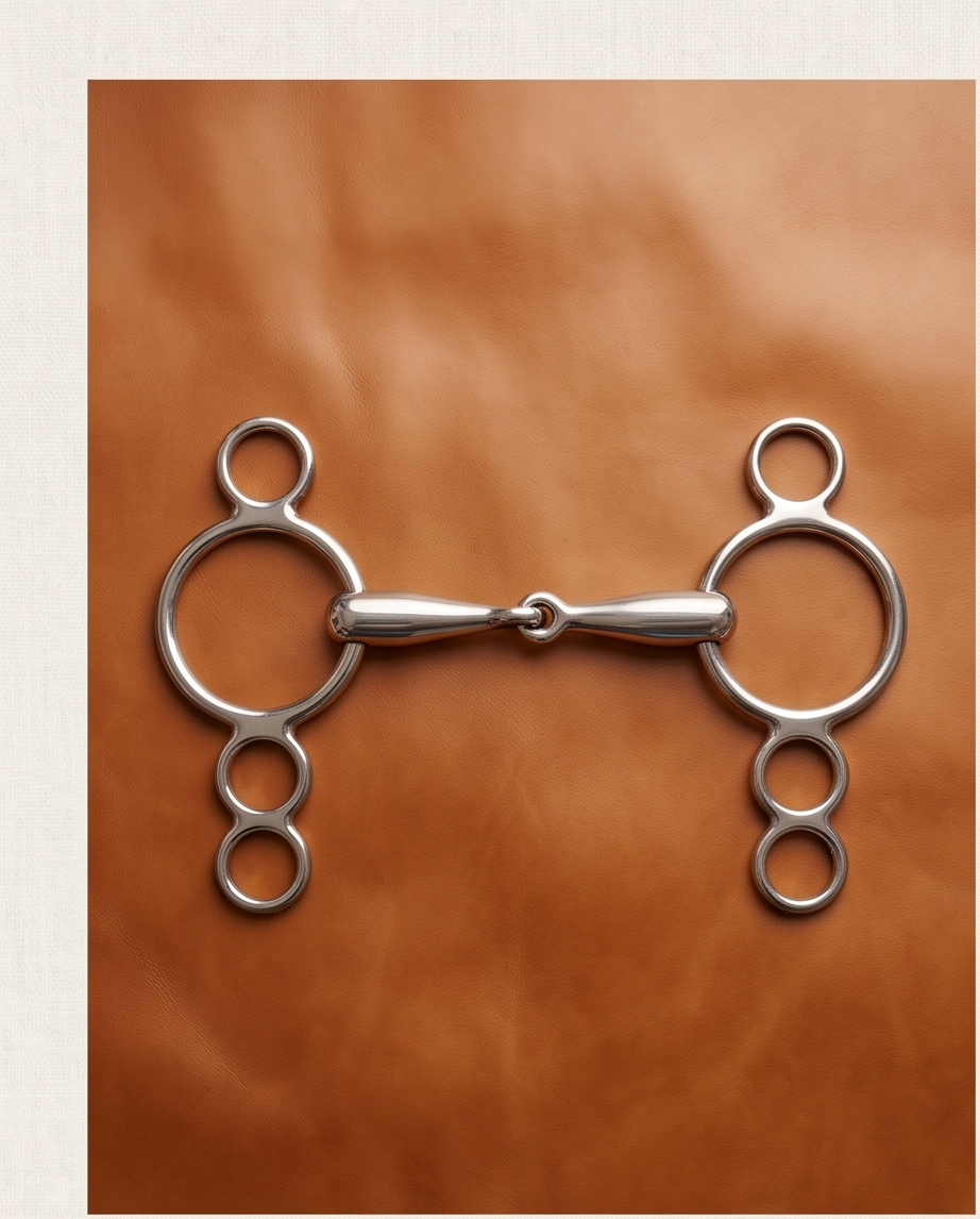 Freno 3 Argollas de Acero Inoxidable