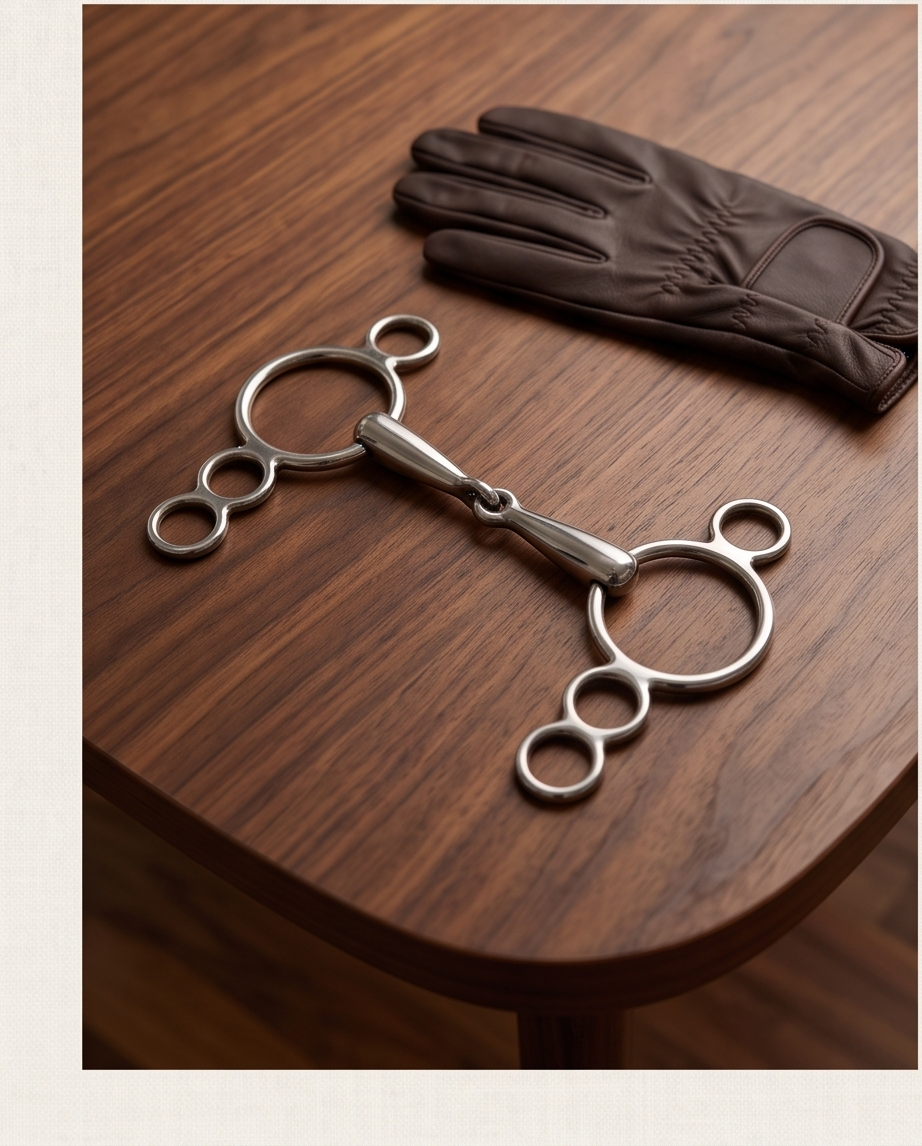 Freno 3 Argollas de Acero Inoxidable