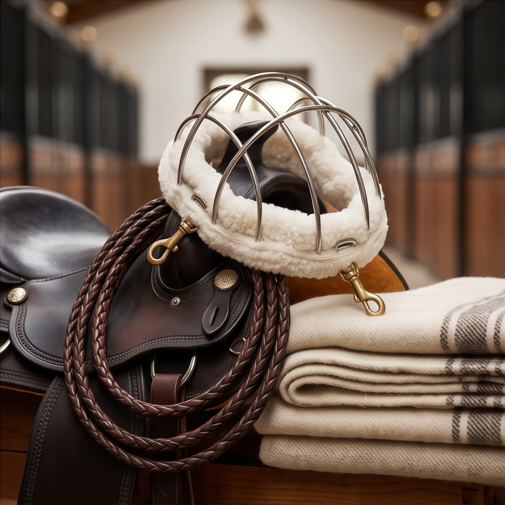 Bozal de Rejilla Importado para Caballo