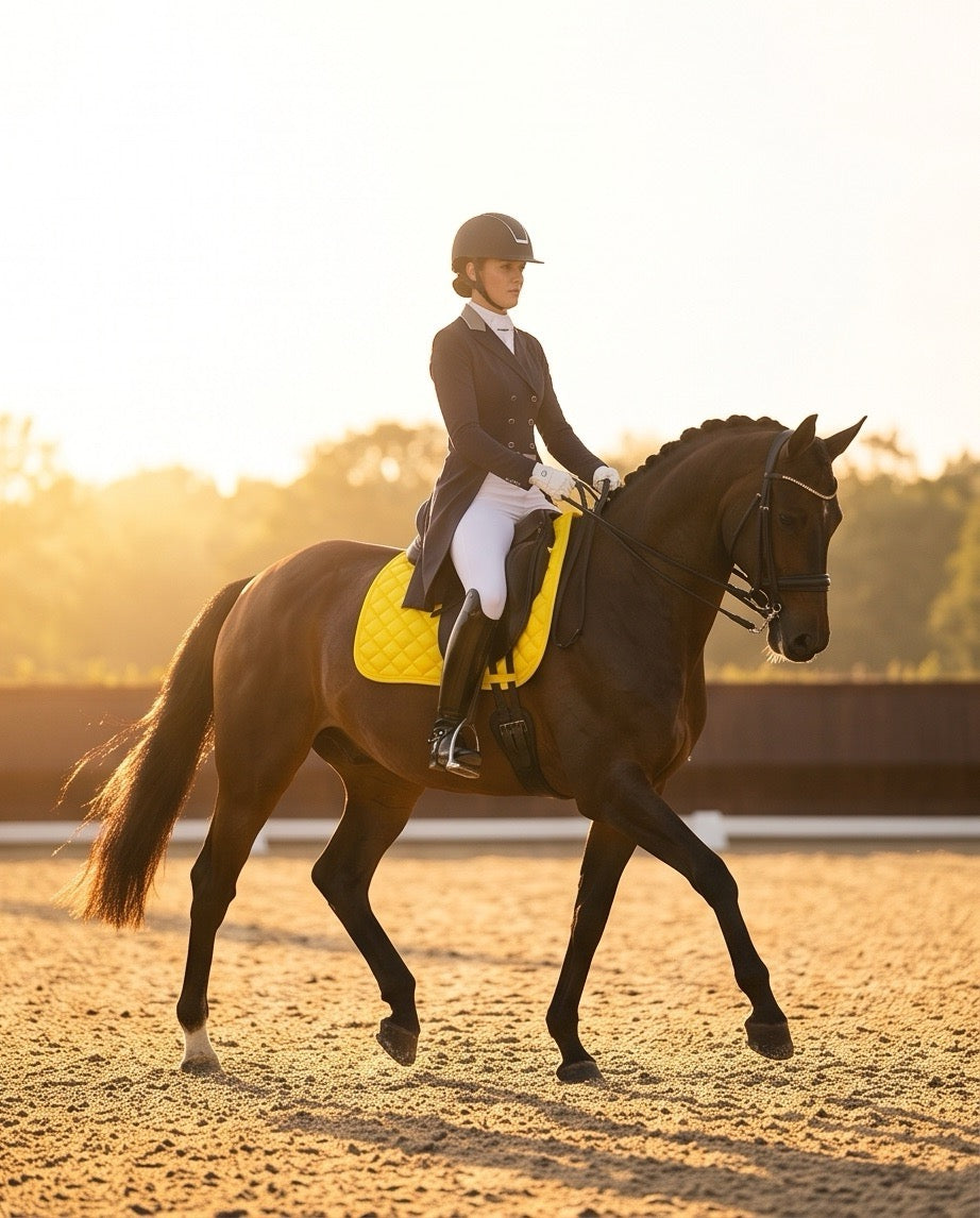 Mantilla Nacional Amarilla para Caballo