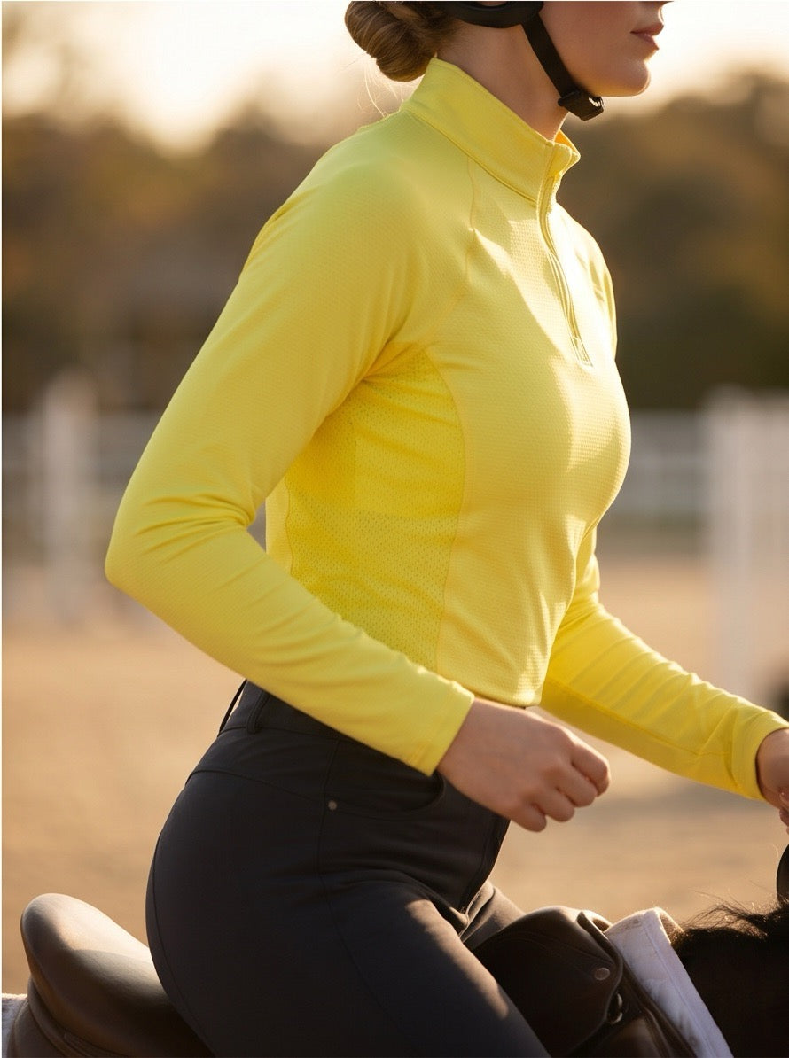 Camisa Diario Mujer Talla S Amarillo